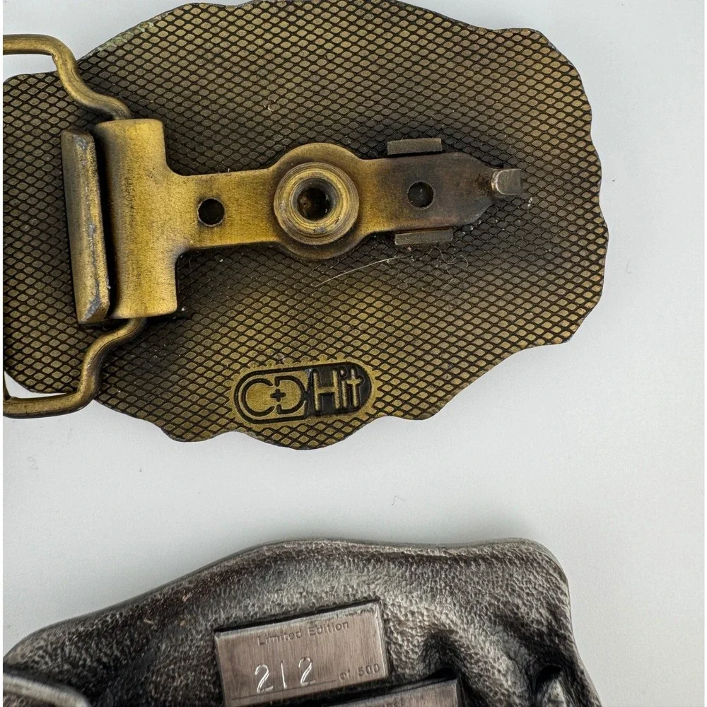 Vintage North Dakota Belt‎ Buckle 3PC Lot